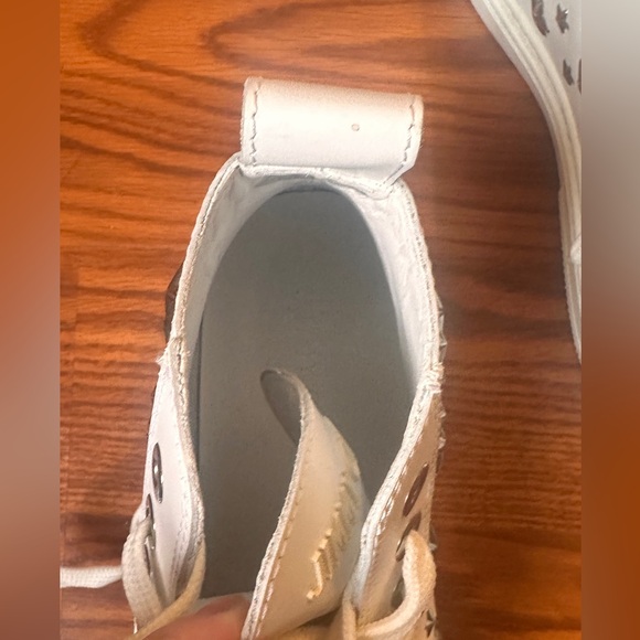 Jimmy Choo | White and Silver Star High tops - Picture 11 of 13